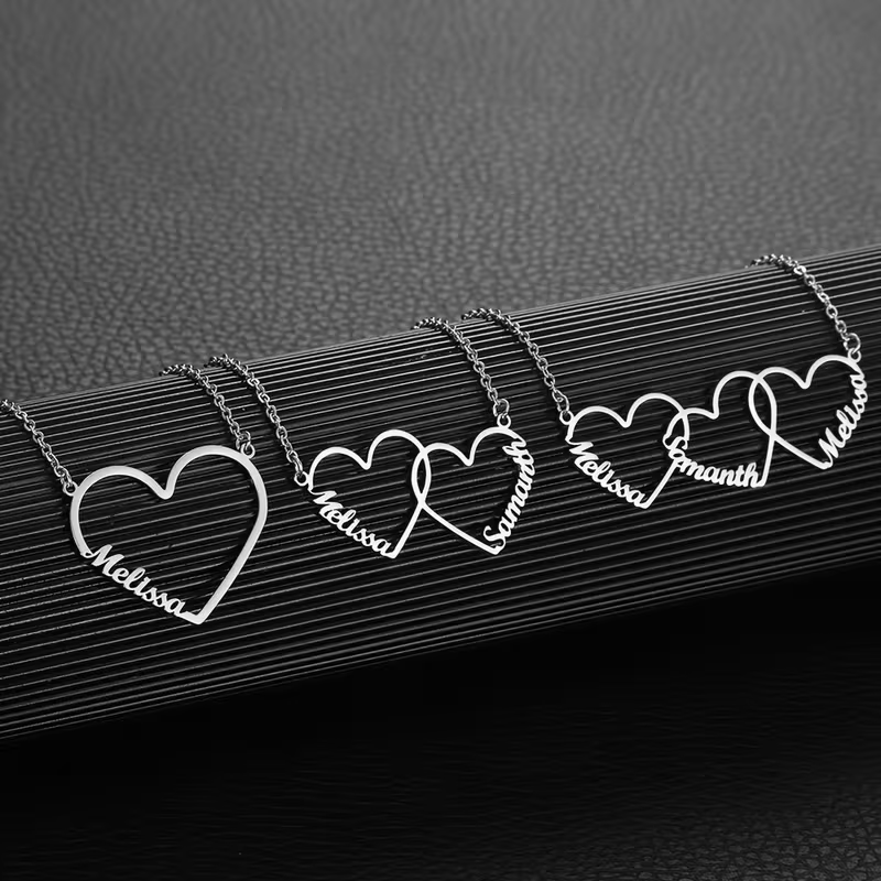 Making Custom Jewelry - Colar Personalizado com Nomes em Coração