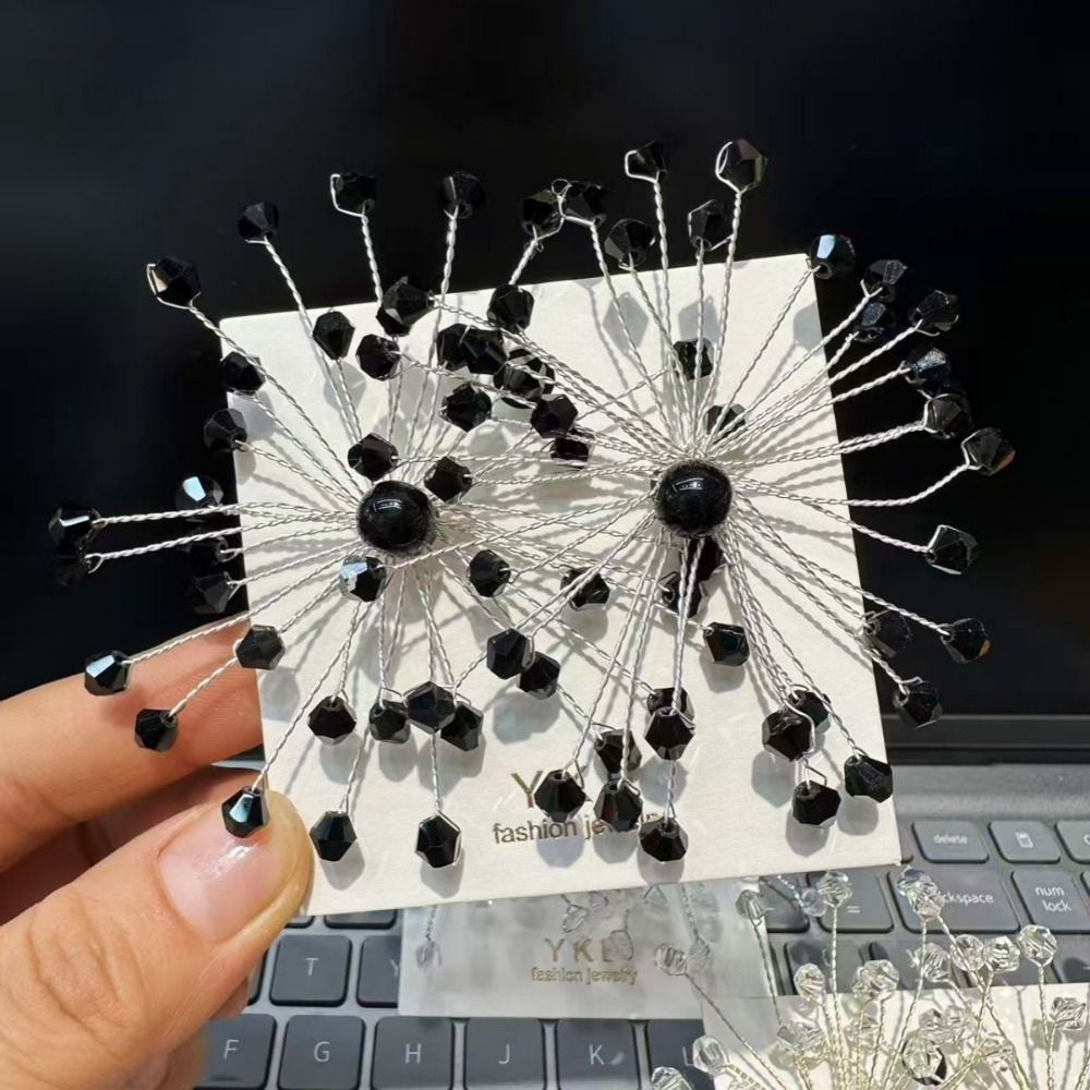 Crystal Bead Mix - Brincos de Noiva Floco de Neve: