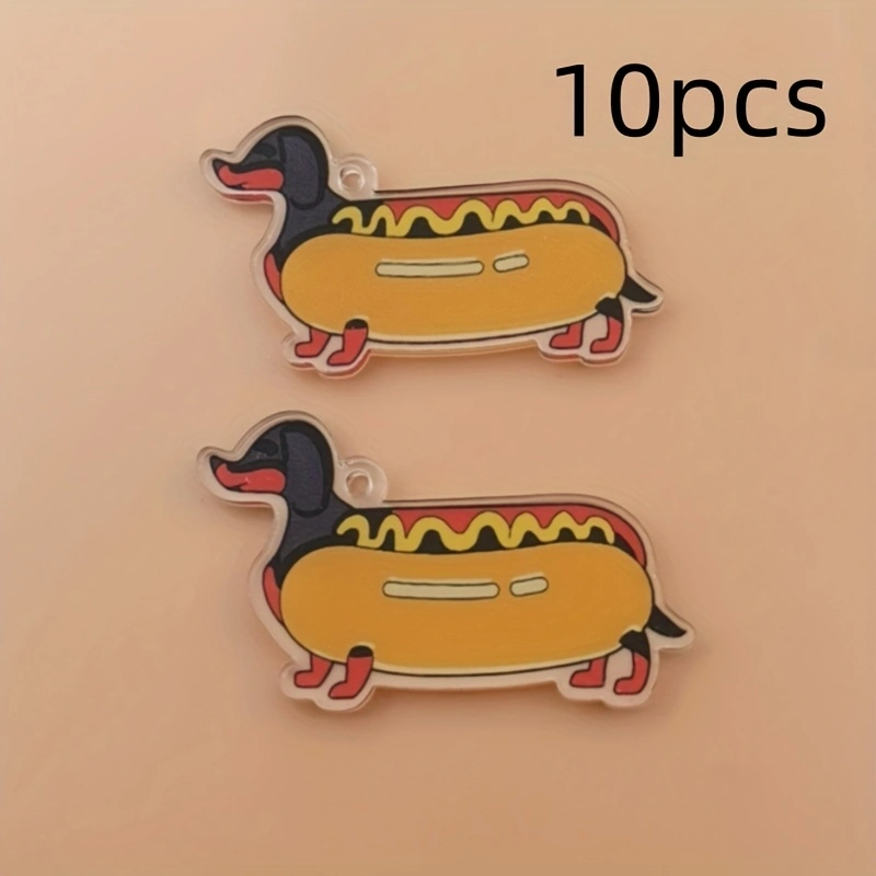 10 peças de pingente de cachor - Jewelry Making Party avaliação e preço