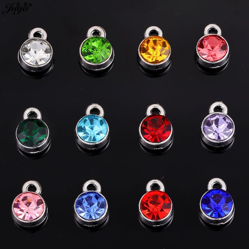 JUYA-Cristal Birthstone Encant - Crystal Bead Mix avaliação e preço