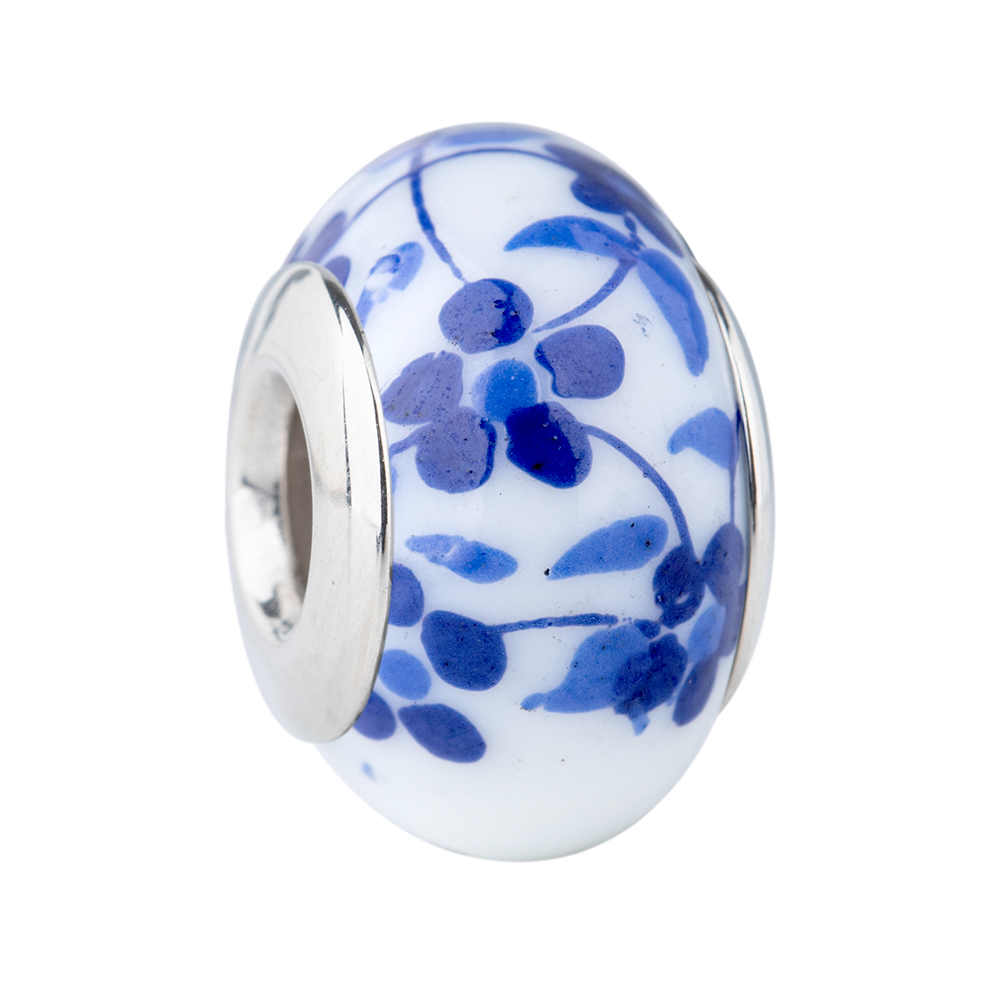 Pingente de prata 925 com flor - Crystal Bead Mix avaliação e preço