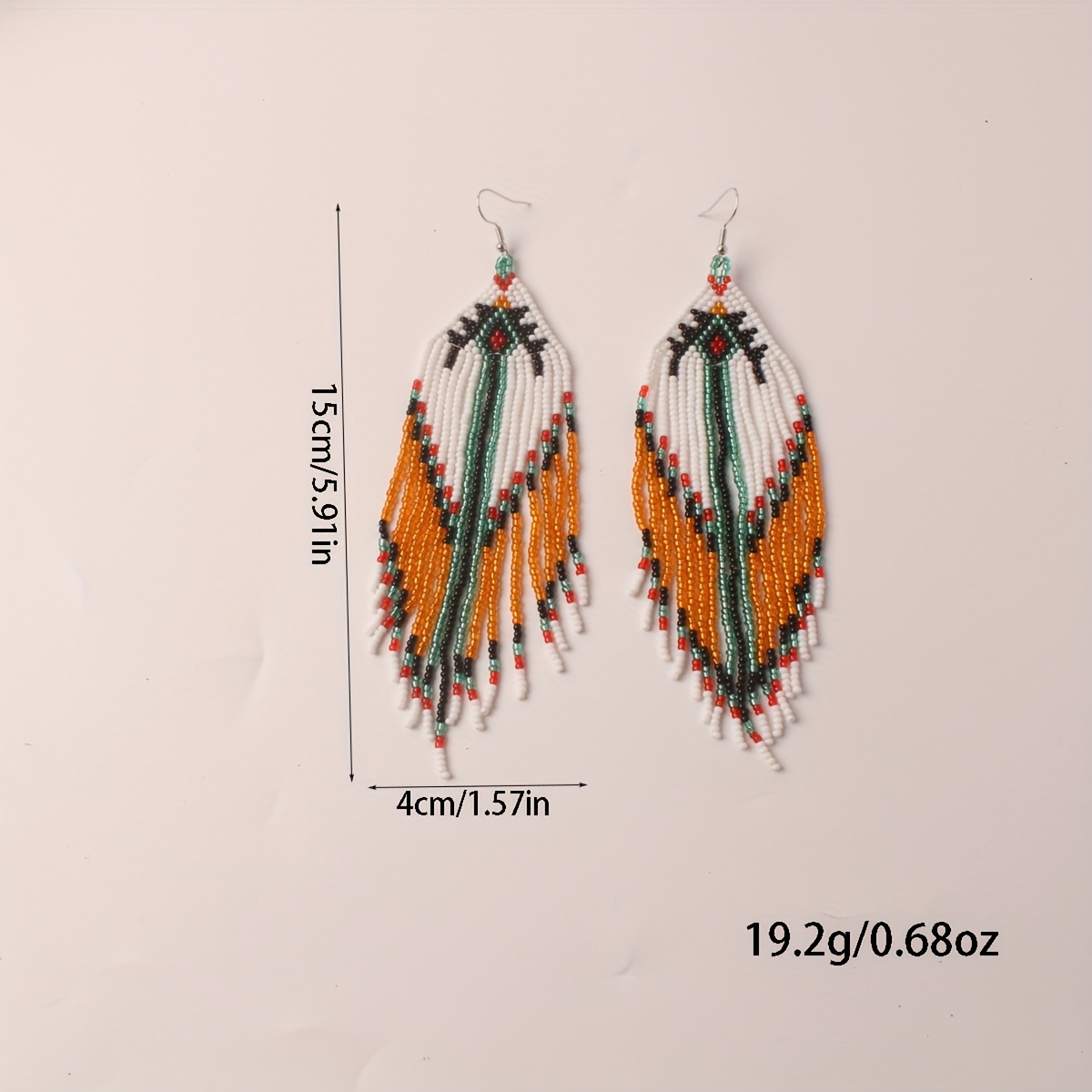 Brincos boêmios para mulheres, - Crystal Bead Mix avaliação e preço