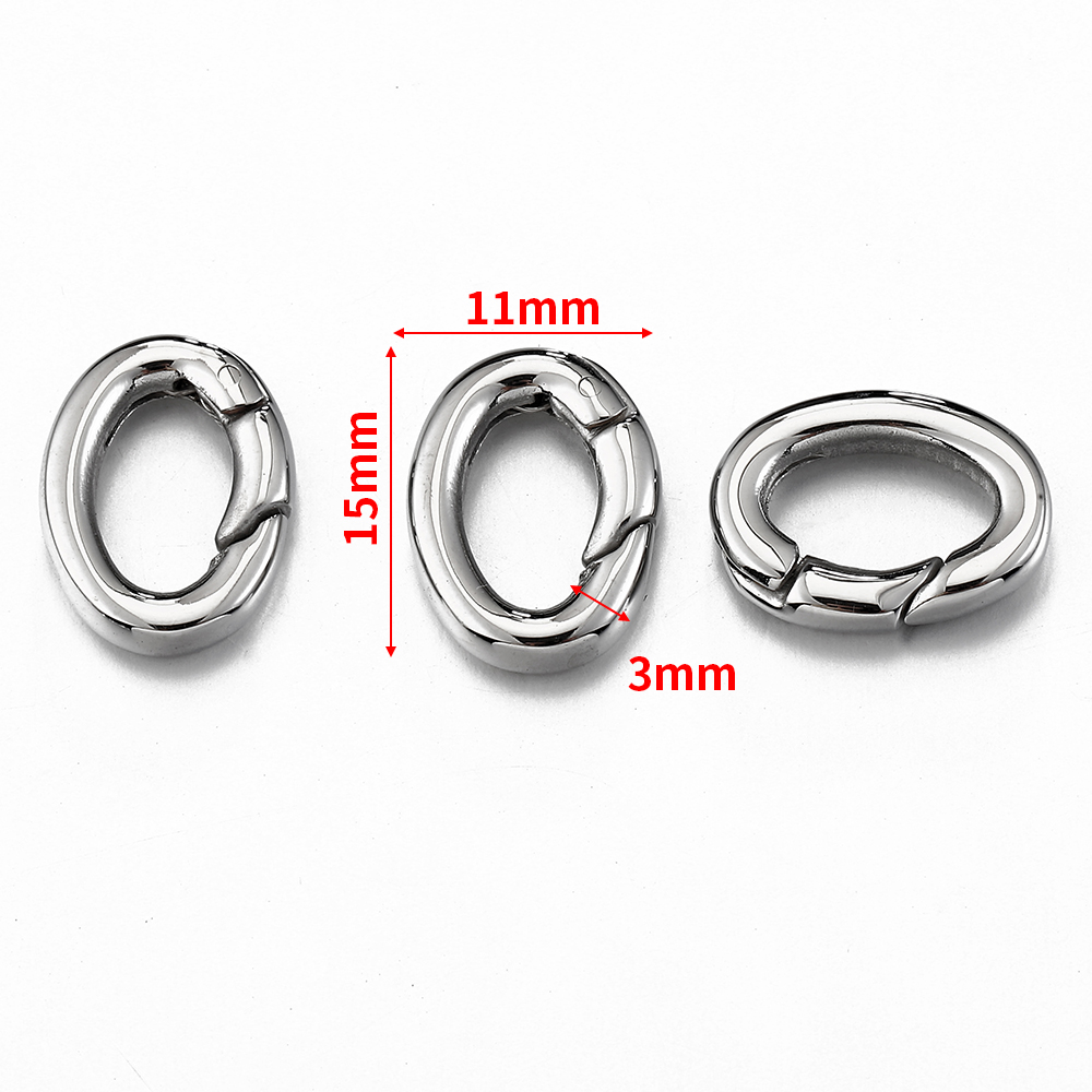 2 pçs/1pc mola de aço inoxidáv - Jewelry Making A Ring avaliação e preço