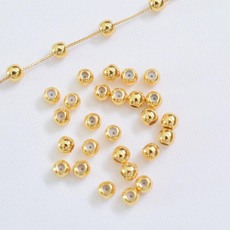 Contas Espaçadoras Douradas Br - Jewelry Making Ideas With Beads avaliação e preço